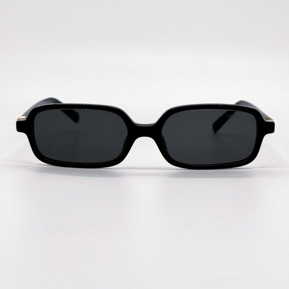 NEW MIU MIU MU11ZS 16K5S0 SQUARE WOMEN SUNGLASSES MU11ZSF 16K5S0 BLACK MU 11ZS main image 6